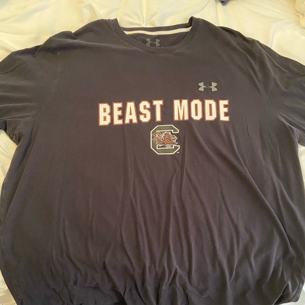 SC Gamecocks Under Armour Beast Mode XL shirt. RARE Team Issue